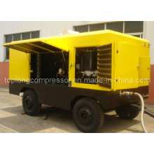 Compresseur à air rotatif à vis rotative mobile à moteur diesel (TDS-25/10 250kw)
